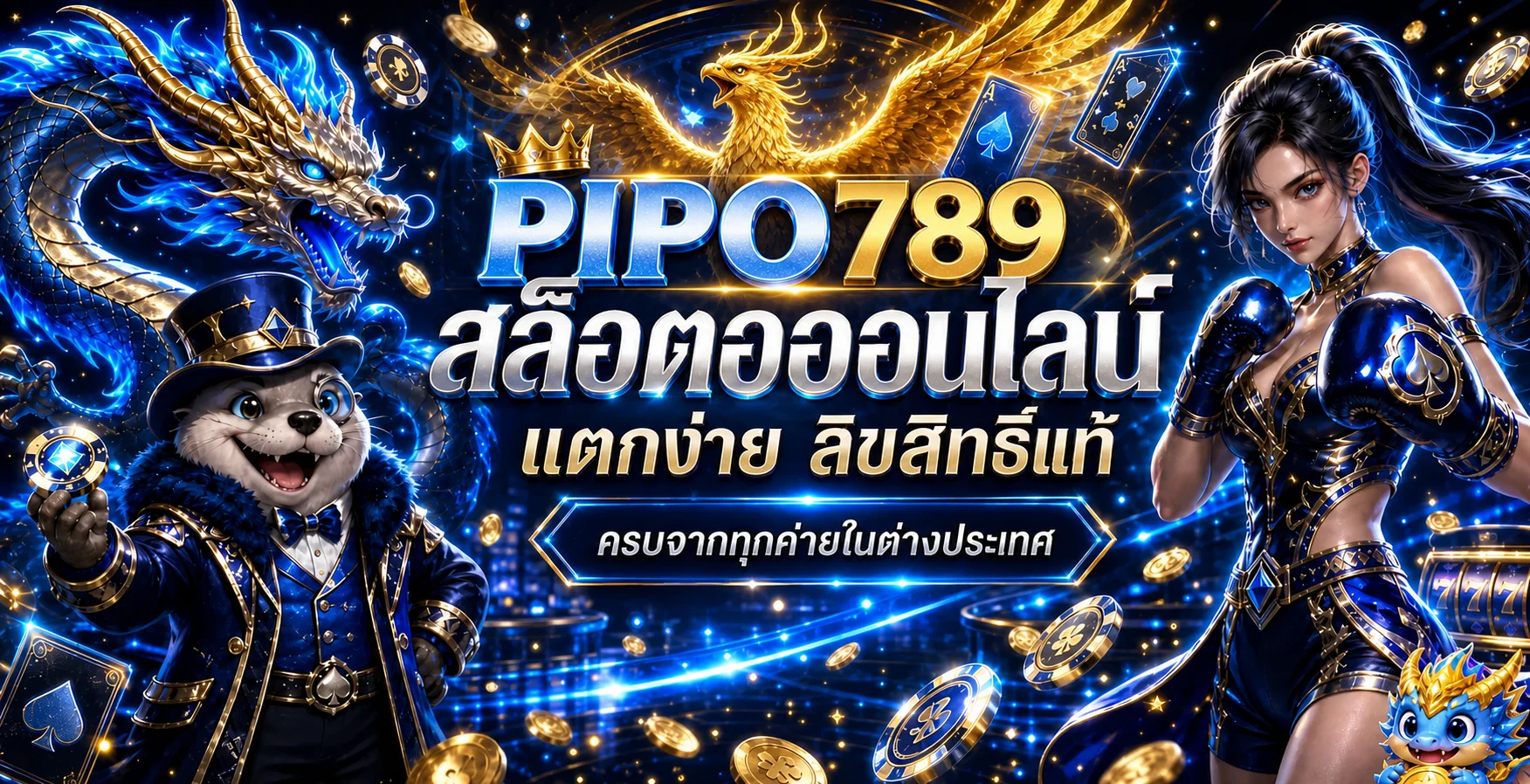 แบนเนอร์ PIPO789 สล็อตออนไลน์กับตัวละครแฟนตาซี